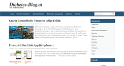 Desktop Screenshot of diabetes-blog.at